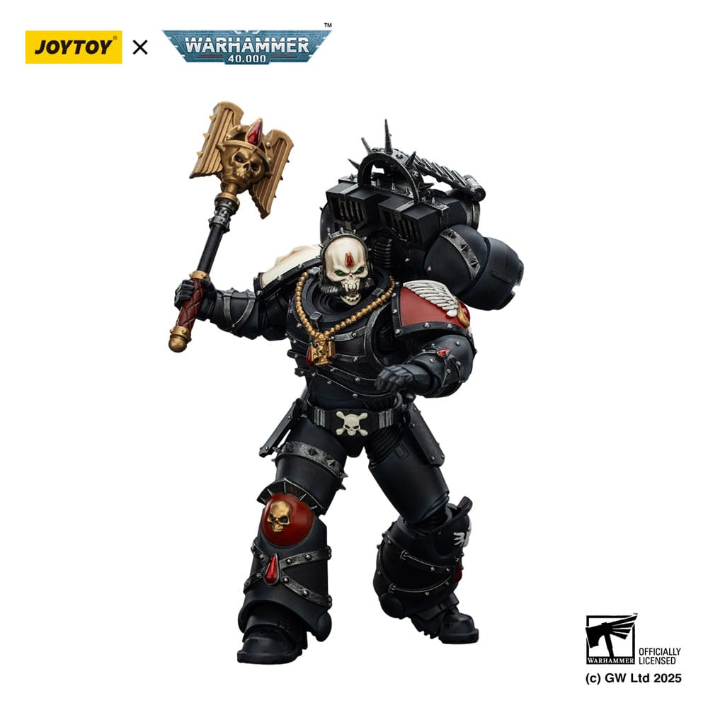 Warhammer 40,000: Combat Patrol Blood Angels Actionfigur Lemartes With Jump Pack Blood Crozius and Absolver Bolt Pistol 12 cm Image 8