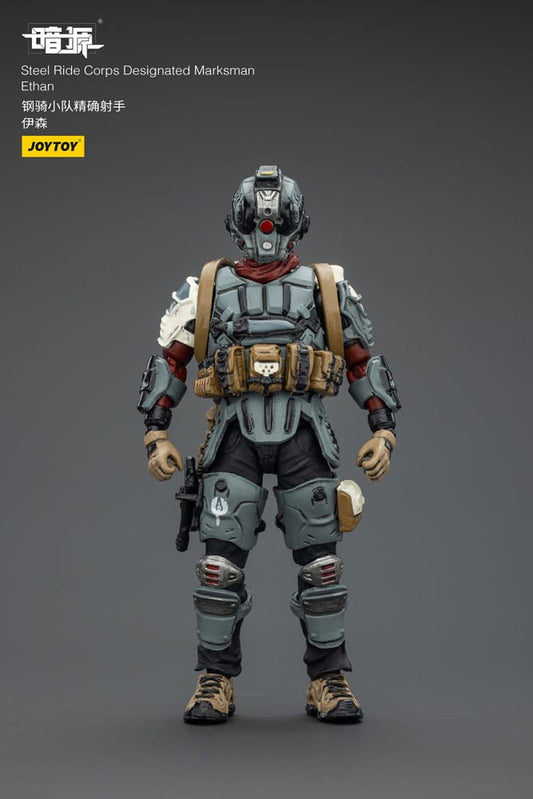 Steel Ride Corps Dark Source Actionfigur Designated Marksman Ethan 7 cm Image 1