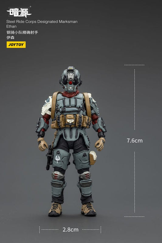 Steel Ride Corps Dark Source Actionfigur Designated Marksman Ethan 7 cm Image 2