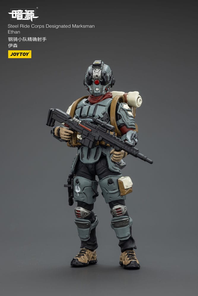 Steel Ride Corps Dark Source Actionfigur Designated Marksman Ethan 7 cm Image 3