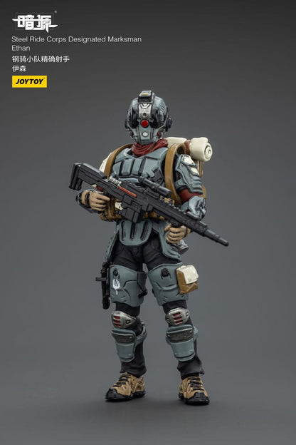 Steel Ride Corps Dark Source Actionfigur Designated Marksman Ethan 7 cm Image 3
