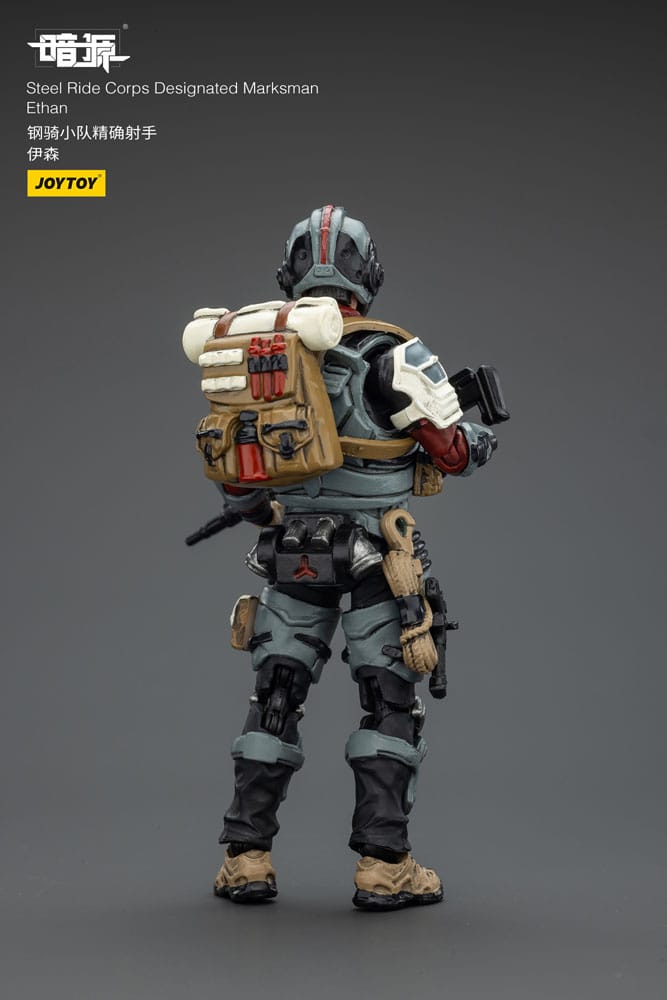 Steel Ride Corps Dark Source Actionfigur Designated Marksman Ethan 7 cm Image 4