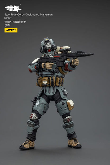 Steel Ride Corps Dark Source Actionfigur Designated Marksman Ethan 7 cm Image 5