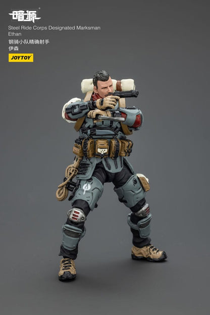 Steel Ride Corps Dark Source Actionfigur Designated Marksman Ethan 7 cm Image 7