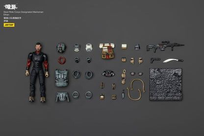 Steel Ride Corps Dark Source Actionfigur Designated Marksman Ethan 7 cm Image 9