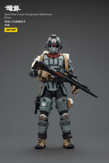 Steel Ride Corps Dark Source Actionfigur Designated Marksman Ethan 7 cm Image 10