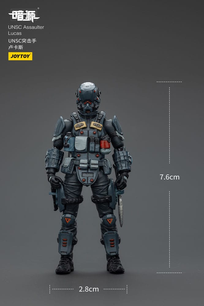 UNSC Dark Source Actionfigur Assaulter Lucas 7 cm Image 2