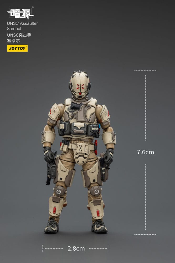 UNSC Dark Source Actionfigur Assaulter Samuel 7 cm Image 2