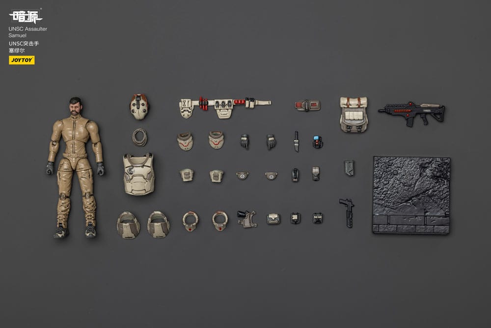 UNSC Dark Source Actionfigur Assaulter Samuel 7 cm Image 10