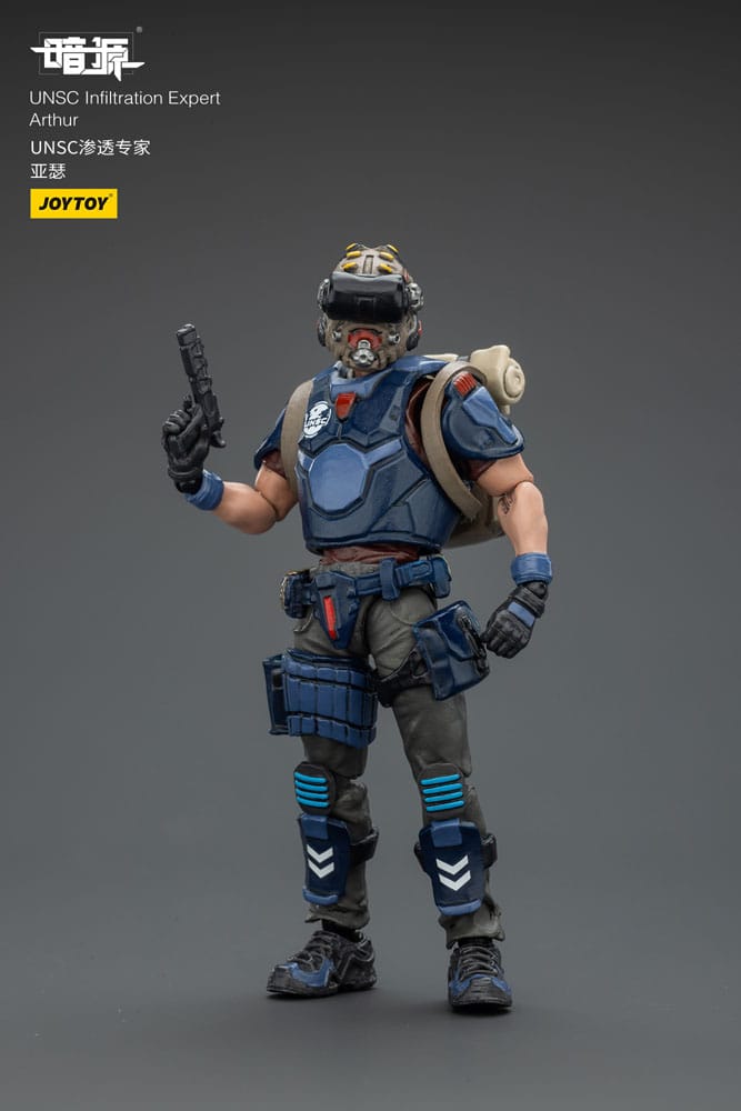 UNSC Dark Source Actionfigur Infiltration Expert Arthur 7 cm Image 4