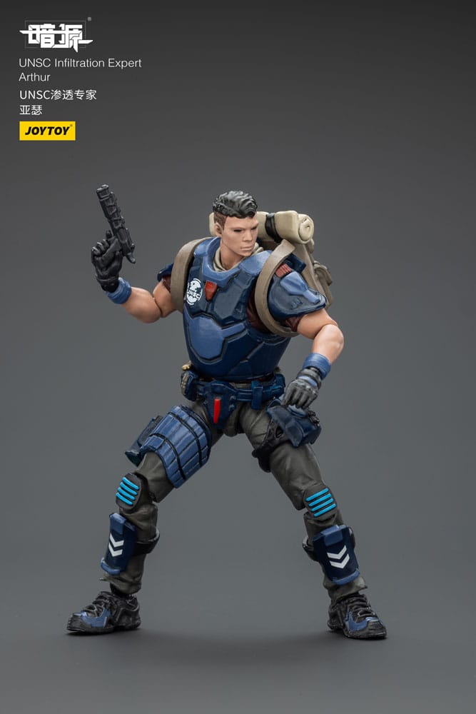 UNSC Dark Source Actionfigur Infiltration Expert Arthur 7 cm Image 8