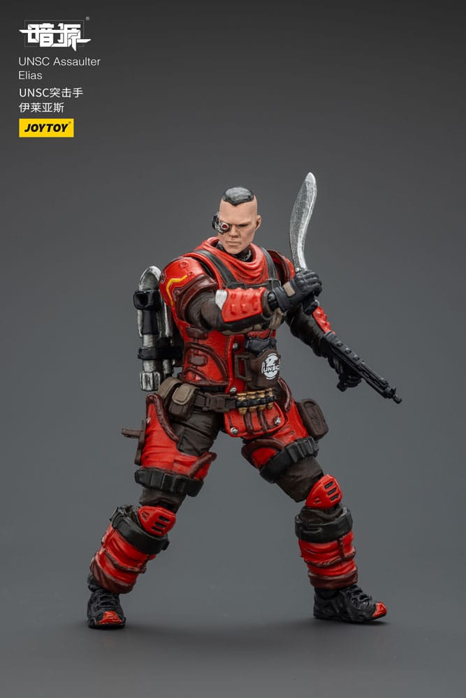 UNSC Dark Source Actionfigur Assaulter Elias 7 cm Image 8