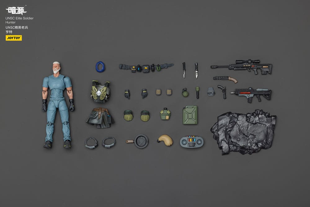 UNSC Dark Source Actionfigur Elite Soldier Hunter 7 cm Image 10