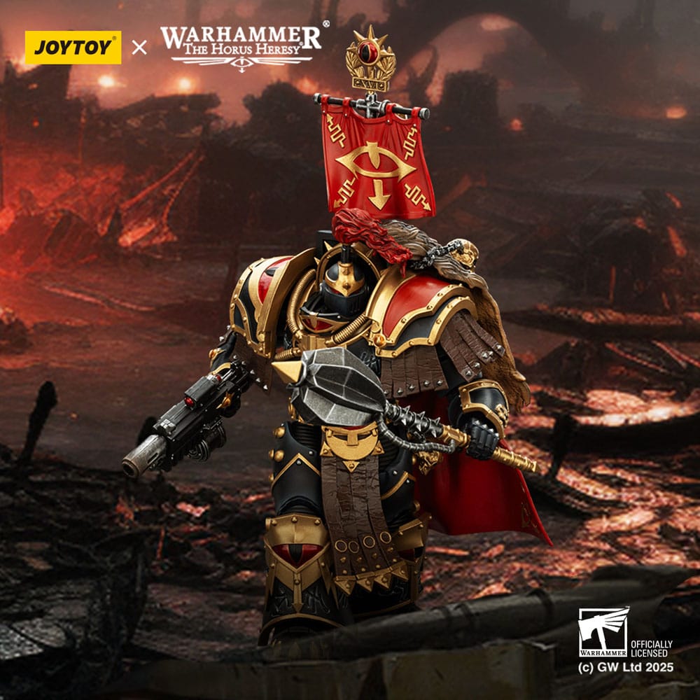 Warhammer 40,000: Sons of Horus Actionfigur Legion Cataphractii Praetorwith Combi-Melta and Power Maul 14 cm Image 11