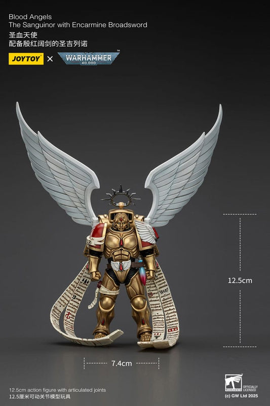 Warhammer 40,000 Actionfigur 1/18 Blood Angels The Sanguinor with Encarmine Broadsword 12 cm Image 2