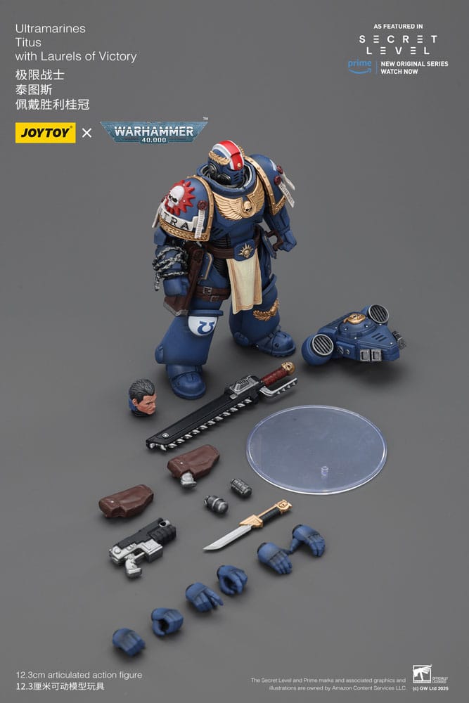 Warhammer 40,000 Actionfigur Ultramarines Titus with Laurels of Victory 13 cm Image 2