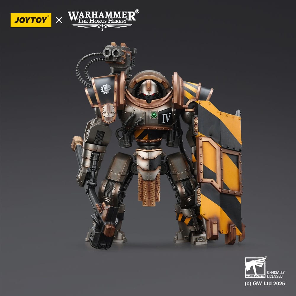 Warhammer The Horus Heresy Actionfigur Iron Warriors Iron Circle Domitar-Ferrum Class Battle-automata with Karceri Battle Shield 24 cm Image 6
