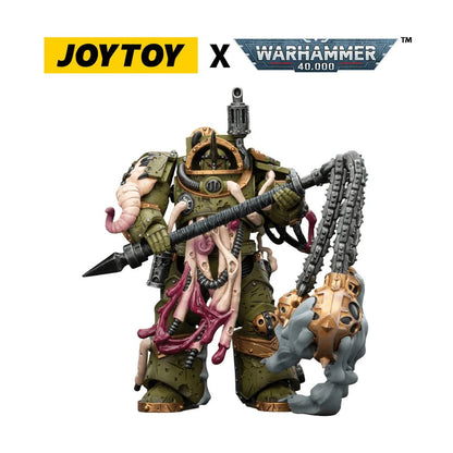 Warhammer 40,000 Actionfigur Death Guard Blightlord Terminator 2 with Flail of Corruption 14 cm Image 1