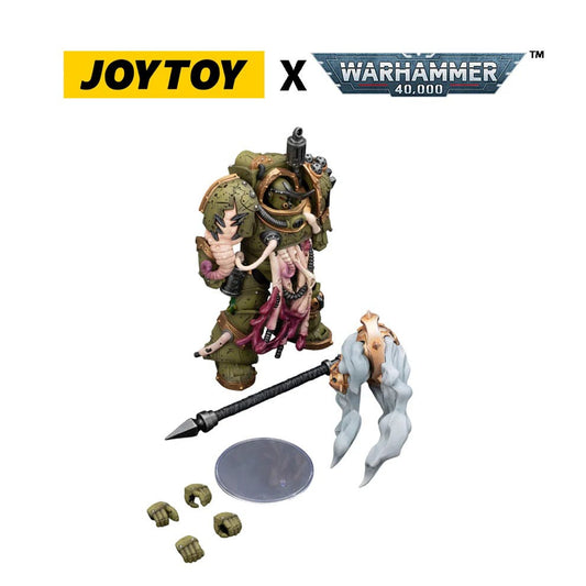 Warhammer 40,000 Actionfigur Death Guard Blightlord Terminator 2 with Flail of Corruption 14 cm Image 2