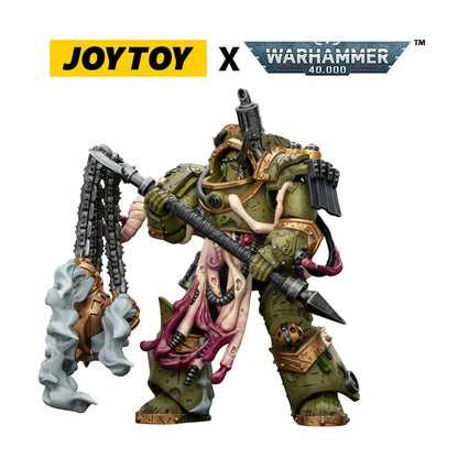Warhammer 40,000 Actionfigur Death Guard Blightlord Terminator 2 with Flail of Corruption 14 cm Image 5