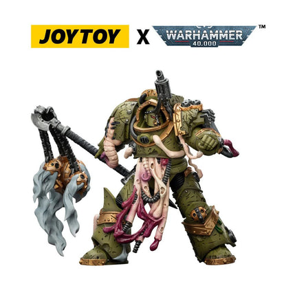 Warhammer 40,000 Actionfigur Death Guard Blightlord Terminator 2 with Flail of Corruption 14 cm Image 6