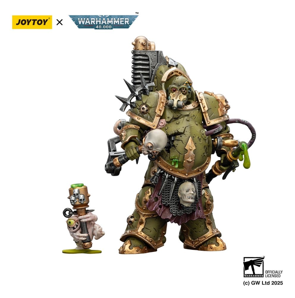 Warhammer 40,000 Actionfigur Death Guard Foul Blight spawn with Plague Sprayer 12 cm Image 1