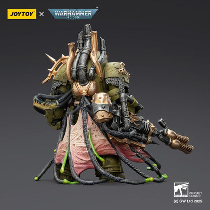 Warhammer 40,000 Actionfigur Death Guard Lord of Virulence with Power Fist and Twin Plague Spewer 14 cm Image 3