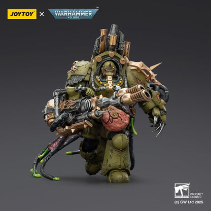 Warhammer 40,000 Actionfigur Death Guard Lord of Virulence with Power Fist and Twin Plague Spewer 14 cm Image 5