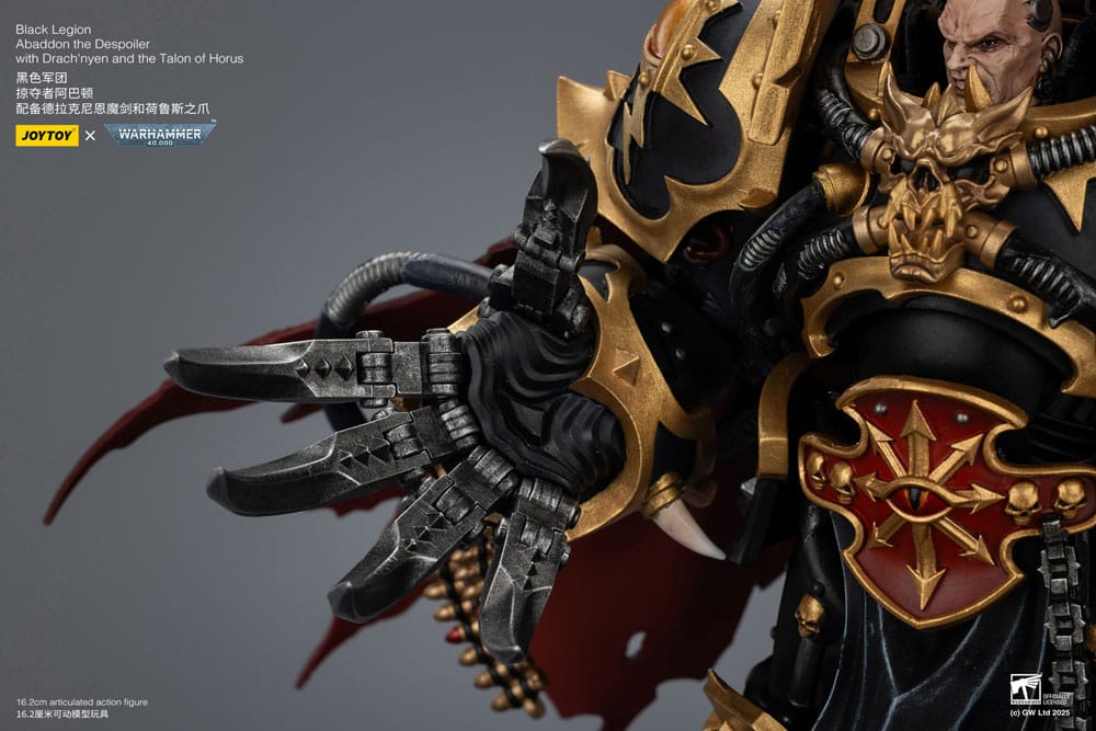 Warhammer 40,000 Actionfigur Black Legion Abaddon the Despoiler with Drach'nyen and the Talo 16 cm Image 11