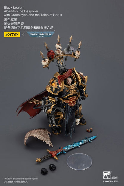 Warhammer 40,000 Actionfigur Black Legion Abaddon the Despoiler with Drach'nyen and the Talo 16 cm Image 12