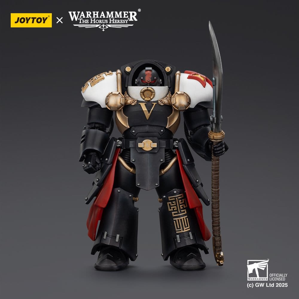 Warhammer The Horus Heresy Actionfigur White Scars Ebon Keshig Terminator 1 with Power Glaive 13 cm Image 2