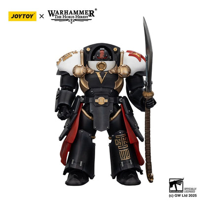 Warhammer The Horus Heresy Actionfigur White Scars Ebon Keshig Terminator 1 with Power Glaive 13 cm Image 1