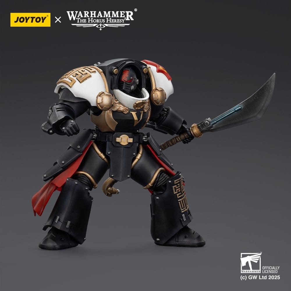 Warhammer The Horus Heresy Actionfigur White Scars Ebon Keshig Terminator 1 with Power Glaive 13 cm Image 4