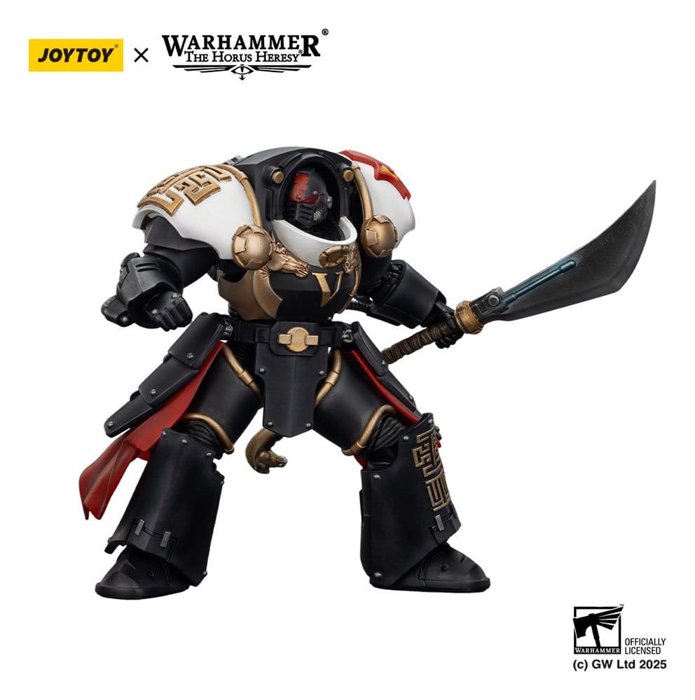 Warhammer The Horus Heresy Actionfigur White Scars Ebon Keshig Terminator 1 with Power Glaive 13 cm Image 8