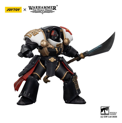 Warhammer The Horus Heresy Actionfigur White Scars Ebon Keshig Terminator 1 with Power Glaive 13 cm Image 8