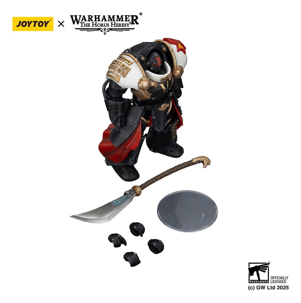 Warhammer The Horus Heresy Actionfigur White Scars Ebon Keshig Terminator 1 with Power Glaive 13 cm Image 10