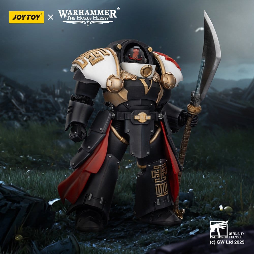 Warhammer The Horus Heresy Actionfigur White Scars Ebon Keshig Terminator 1 with Power Glaive 13 cm Image 11