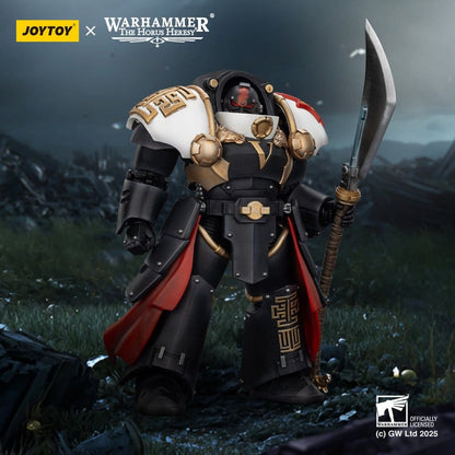 Warhammer The Horus Heresy Actionfigur White Scars Ebon Keshig Terminator 1 with Power Glaive 13 cm Image 11