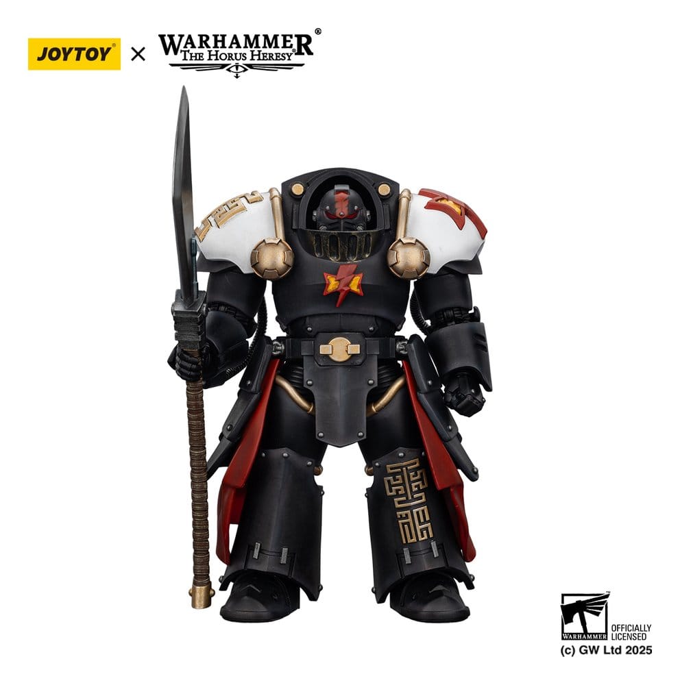 Warhammer The Horus Heresy Actionfigur White Scars Ebon Keshig Terminator 2 with Power Glaive 13 cm Image 1