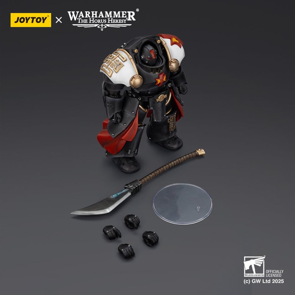 Warhammer The Horus Heresy Actionfigur White Scars Ebon Keshig Terminator 2 with Power Glaive 13 cm Image 6