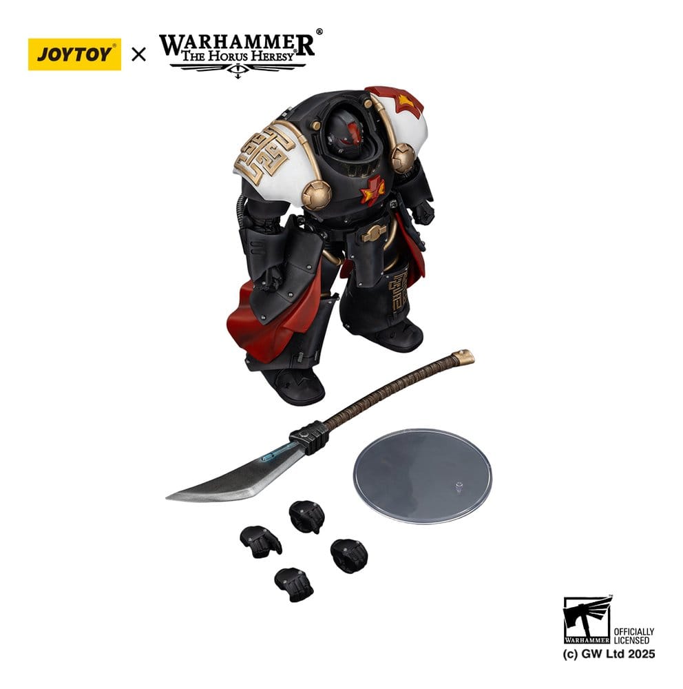 Warhammer The Horus Heresy Actionfigur White Scars Ebon Keshig Terminator 2 with Power Glaive 13 cm Image 10