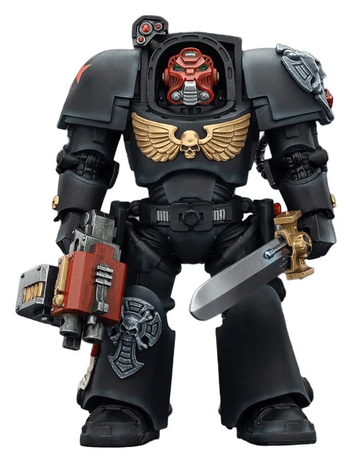 Warhammer 40,000 Actionfigur Black Templars Terminator 1 with Power Sword and Storm Bolter 14 cm Image 1