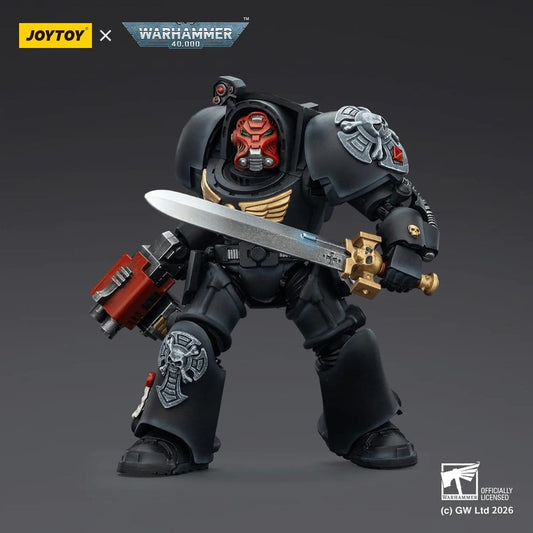 Warhammer 40,000 Actionfigur Black Templars Terminator 1 with Power Sword and Storm Bolter 14 cm Image 2
