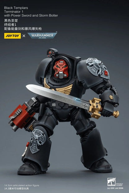 Warhammer 40,000 Actionfigur Black Templars Terminator 1 with Power Sword and Storm Bolter 14 cm Image 7