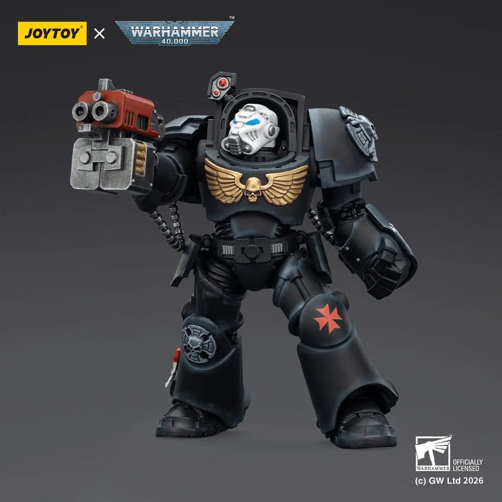 Warhammer 40,000 Actionfigur Black Templars Terminator 2 with Power Fist and Storm Bolter 14 cm Image 2