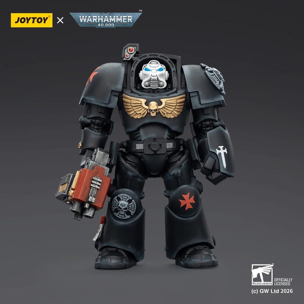 Warhammer 40,000 Actionfigur Black Templars Terminator 2 with Power Fist and Storm Bolter 14 cm Image 6