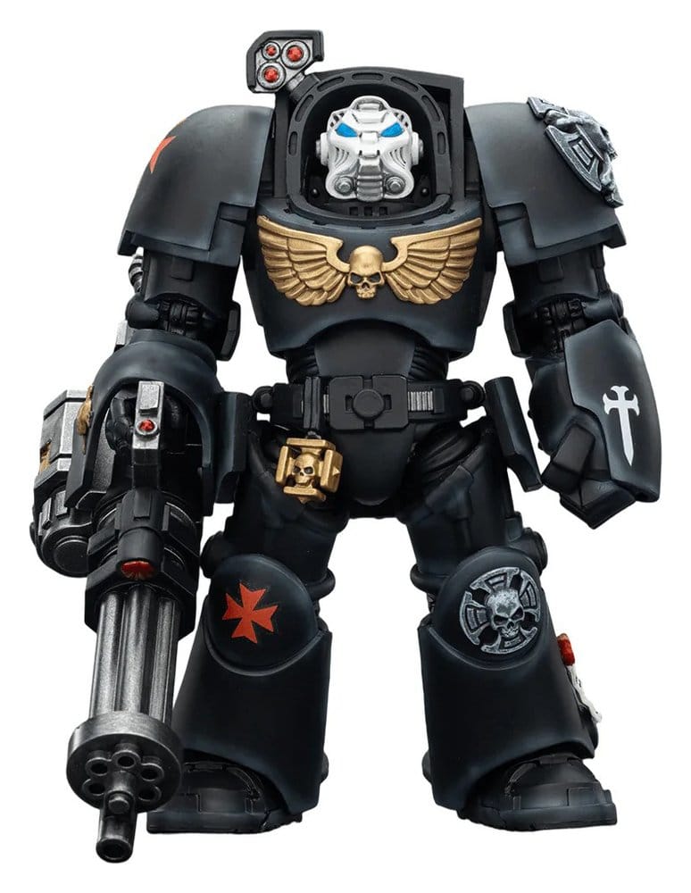 Warhammer 40,000 Actionfigur Black Templars Terminator 3 with Power Fist and Assault Cannon 14 cm Image 1