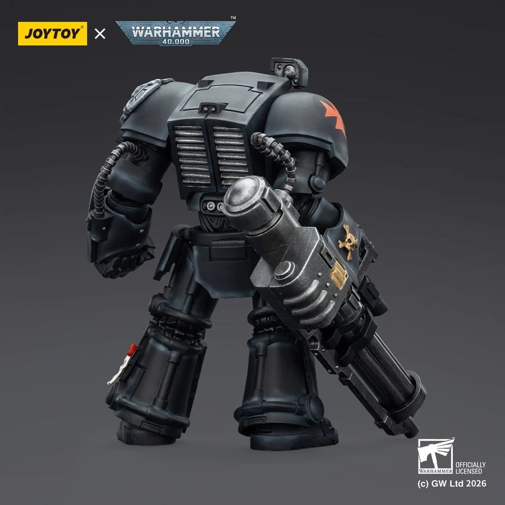 Warhammer 40,000 Actionfigur Black Templars Terminator 3 with Power Fist and Assault Cannon 14 cm Image 2