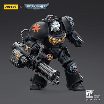 Warhammer 40,000 Actionfigur Black Templars Terminator 3 with Power Fist and Assault Cannon 14 cm Image 6
