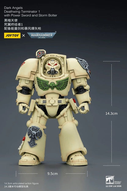 Warhammer 40,000 Actionfigur Dark Angels Deathwing Terminator 1 with Power Sword and Storm Bolter 14 cm Image 4